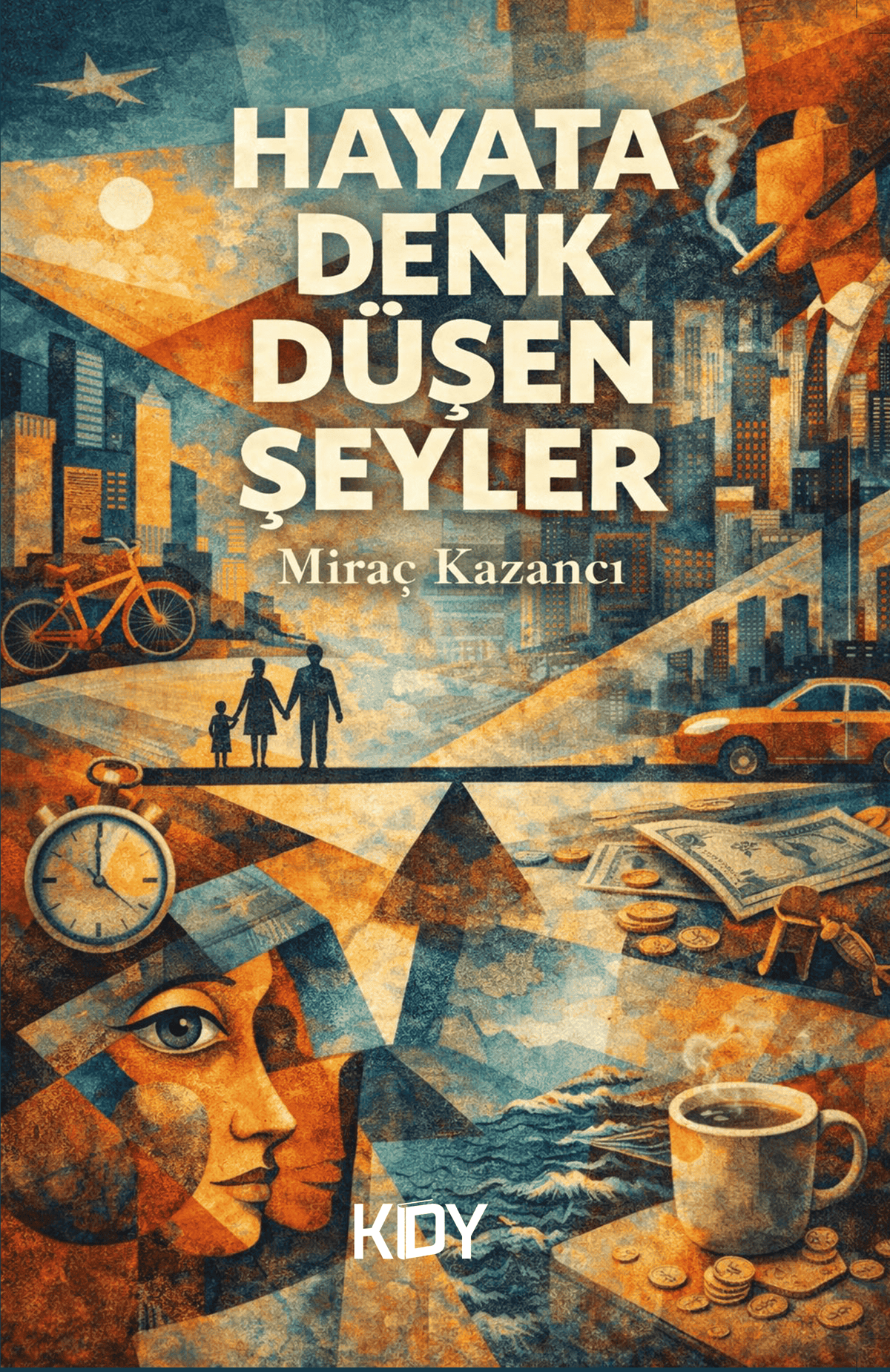 Hayata Denk Düşen Şeyler - Miraç Kazancı kitap kapağı