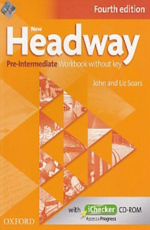 Headway Pre-Intermediate Workbook Without Key - John Soars kitap kapağı