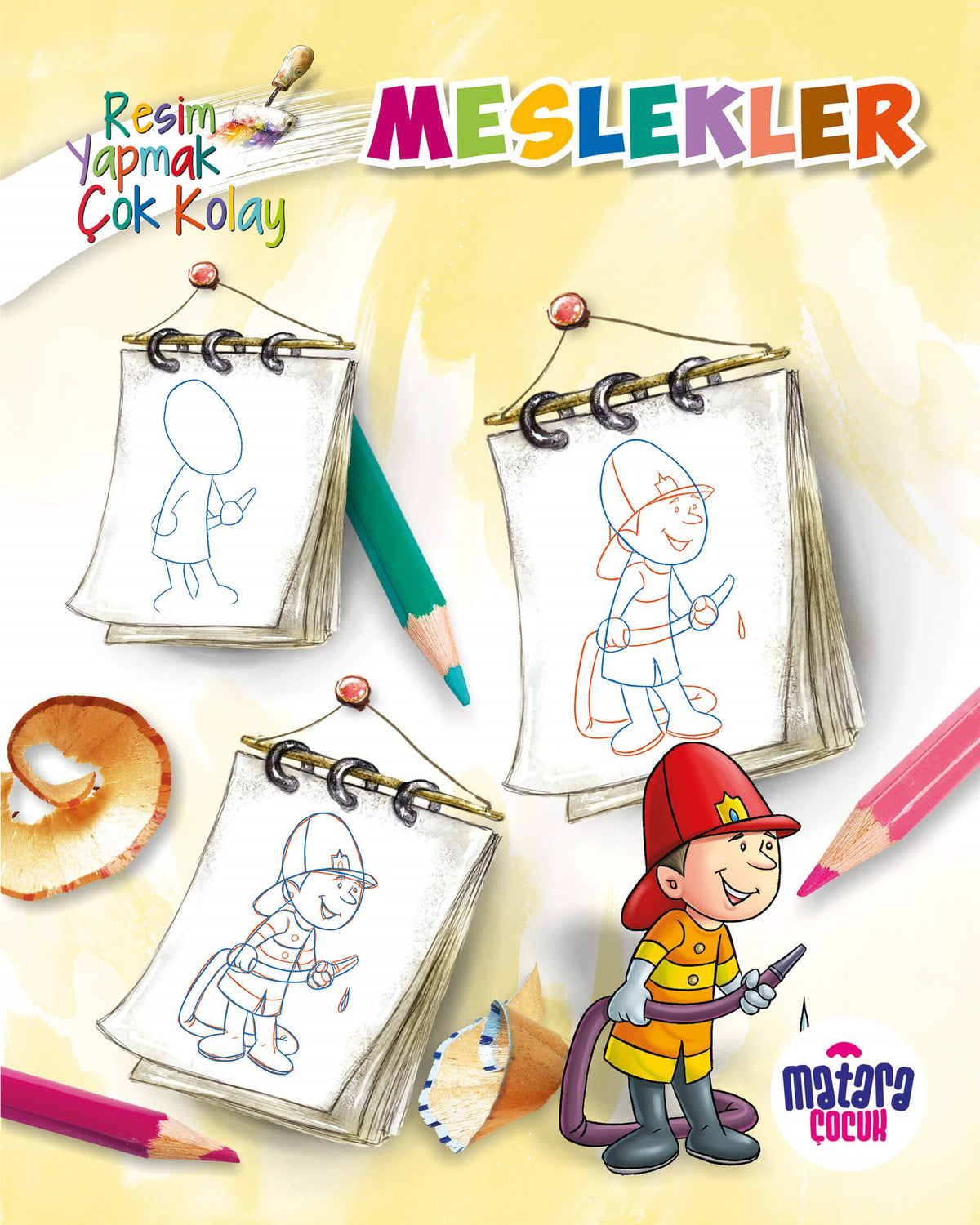Meslekler (Resim Yapmak Çok Kolay) - Kolektif kitap kapağı