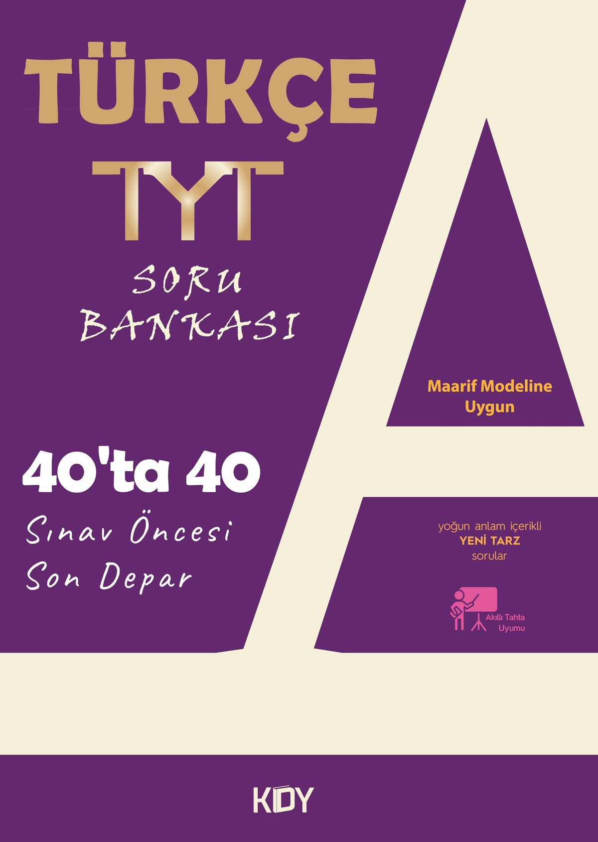 40'ta 40 Sınav Öncesi Son Depar Türkçe Soru Bankası - Kolektif kitap kapağı