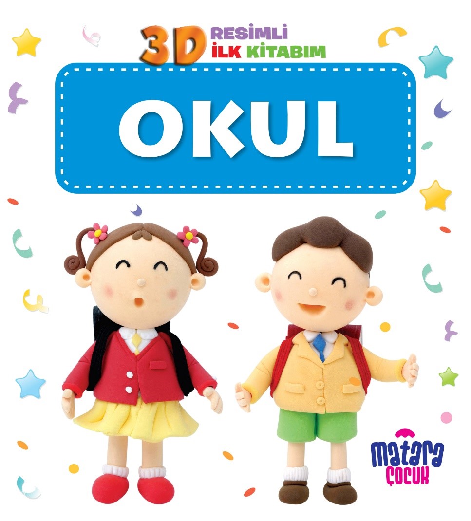 3D Resimli İlk Kitabım – Okul - Kolektif kitap kapağı