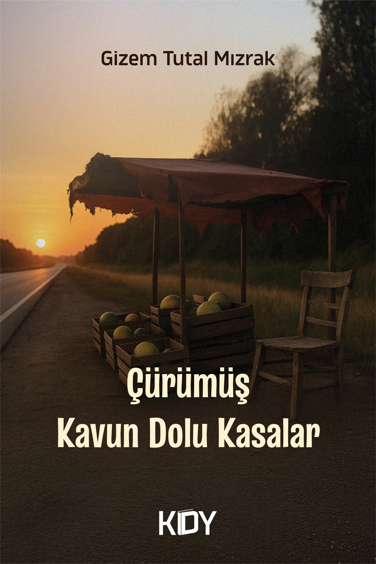 Çürümüş Kavun Dolu Kasalar - Gizem Tutal Mızrak kitap kapağı