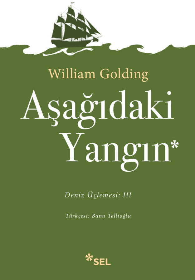 Aşağıdaki Yangın - William Golding kitap kapağı
