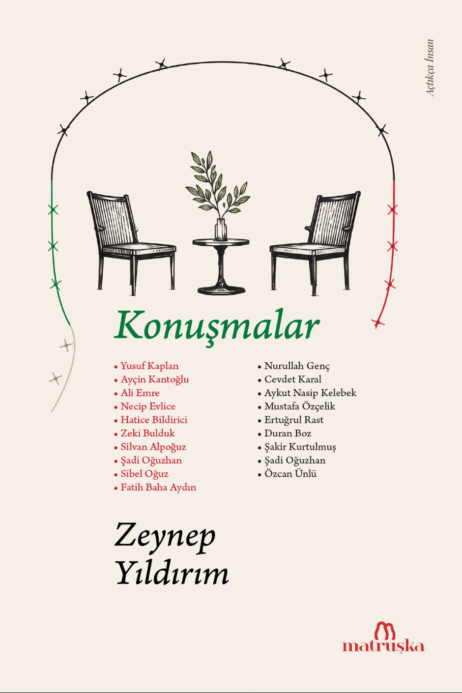 Konuşmalar - Zeynep Yıldırım kitap kapağı