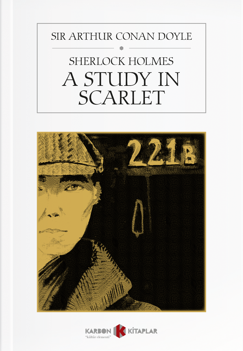 A Study In Scarlet - Sir Arthur Conan Doyle kitap kapağı