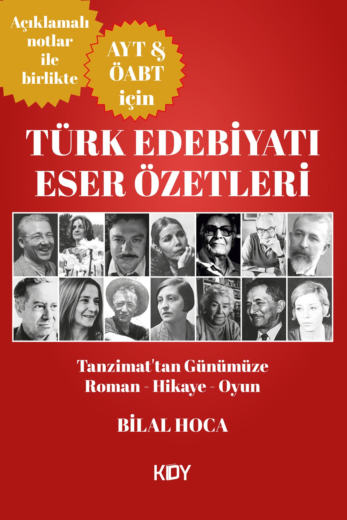 Türk Edebiyatı Eser Özetleri - Bilal Hoca kitap kapağı