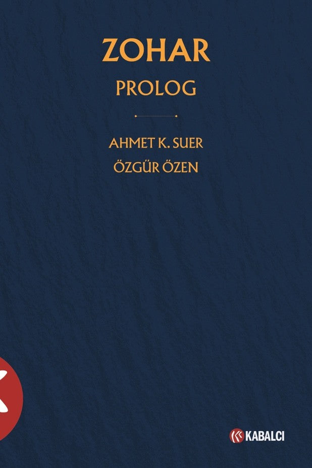 Zohar Prolog - Ahmet K. Suer, kitap kapağı