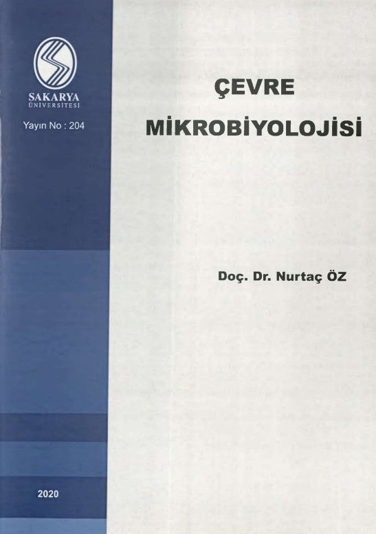 Çevre Mikrobiyolojisi - Doç. Dr. Nurtaç Öz kitap kapağı
