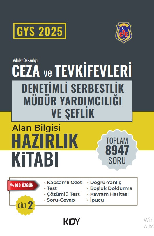 CTE Ünvan Değişikliği Sınavı Denetimli Serbestlik 2. Cilt - Mehmet Varnalı kitap kapağı