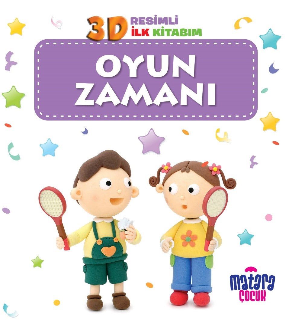 3D Resimli İlk Kitabım – Oyun Zamanı - Kolektif kitap kapağı