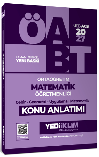 2027 MEB AGS ÖABT Ortaöğretim Matematik Öğretmenliği –Cebir-Geometri-Uygulamalı Matematik Konu Anlatımı - Kolektif kitap kapağı