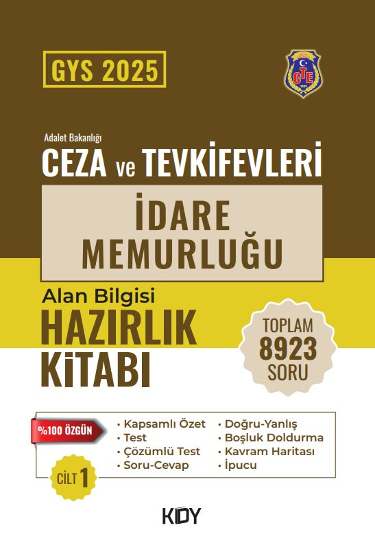 CTE Ünvan Değişikliği Sınavı İdare Memurluğu 1. Cilt - Mehmet Varnalı kitap kapağı