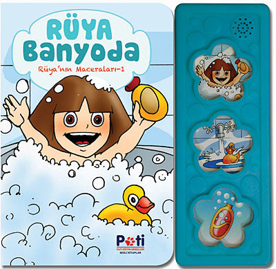 Rüya'nın Maceraları 1-Rüya Banyoda (Sesli Kitap) - Kolektif kitap kapağı