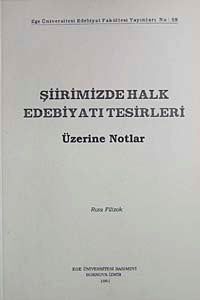 Şiirimizde Halk Edebiyatı Tesirleri Üzerine Notlar 22-B-6 - Rıza Filizok kitap kapağı