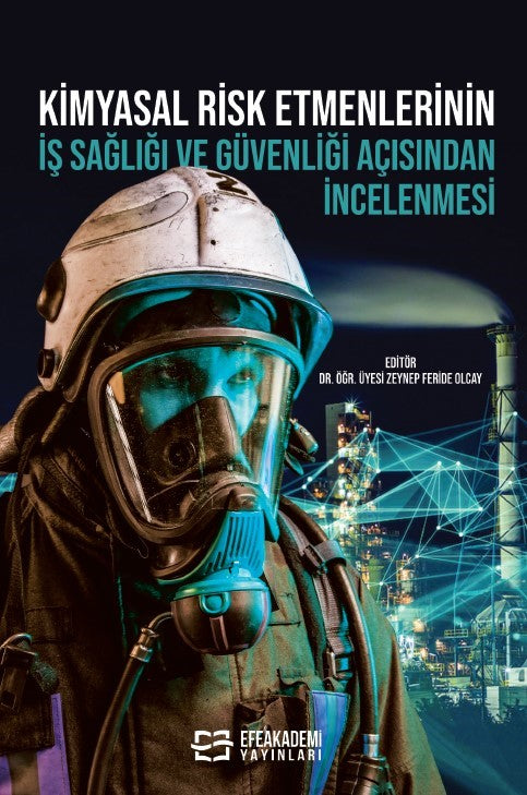 Kimyasal Risk Etmenlerinin İş Sağlığı ve Güvenliği Açısından İncelenmesi - Dr. Öğr. Üyesi Zeynep Feride Olcay kitap kapağı