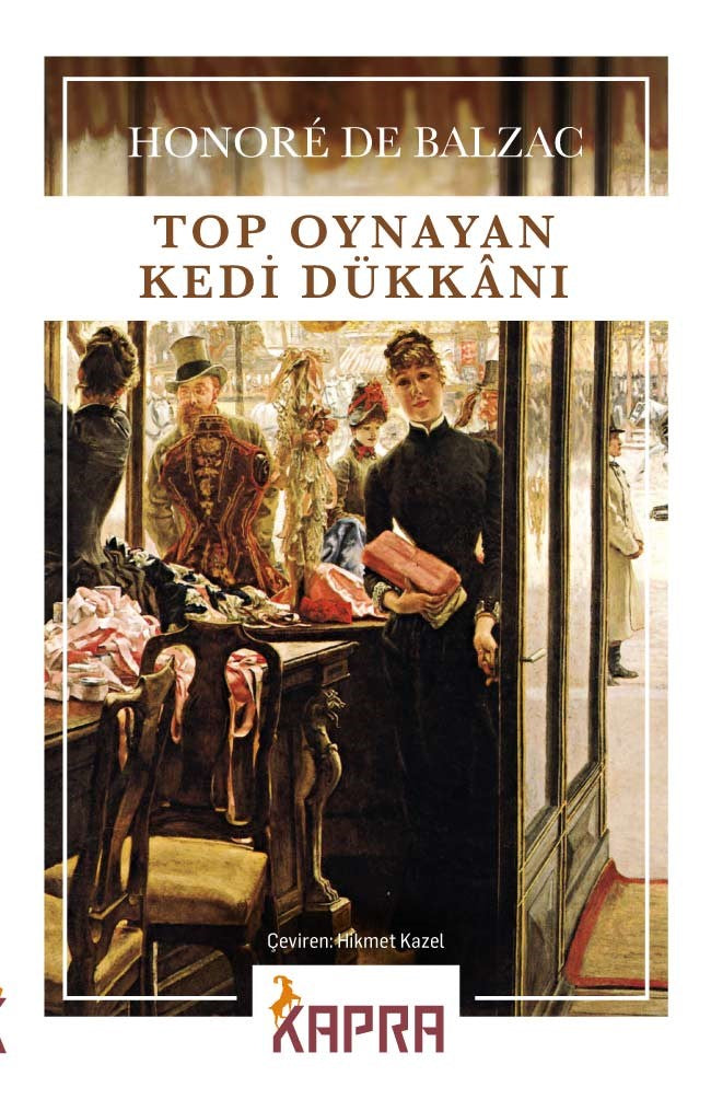 Top Oynayan Kedi Dükkanı - Honore de Balzac kitap kapağı