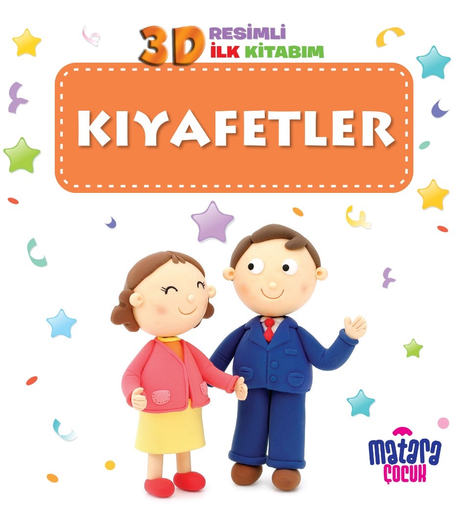 3D Resimli İlk Kitabım – Kıyafetler - Kolektif kitap kapağı