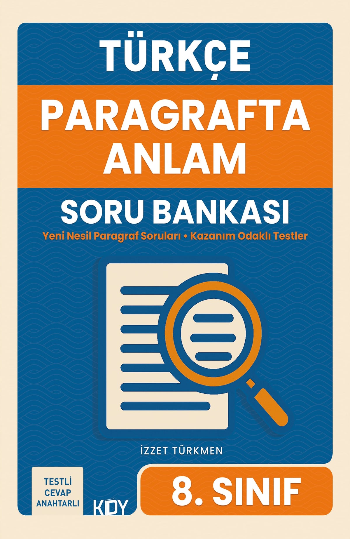 Türkçe Paragrafta Anlam Soru Bankası - İzzet Türkmen kitap kapağı