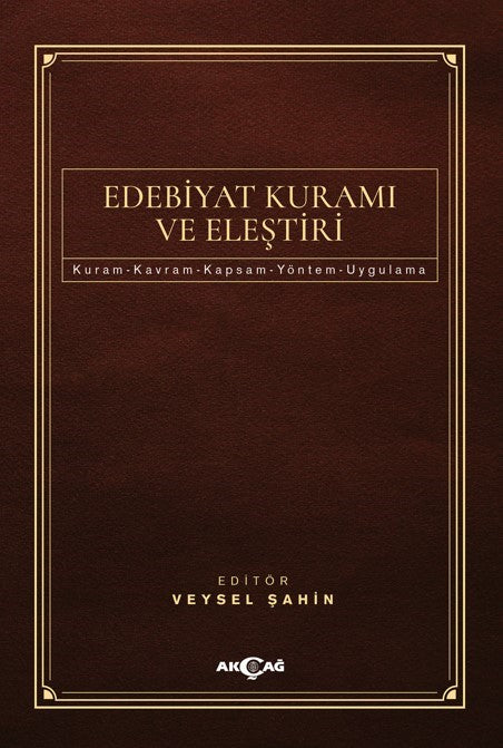 Edebiyat Kuramı ve Eleştiri - Veysel Şahin kitap kapağı