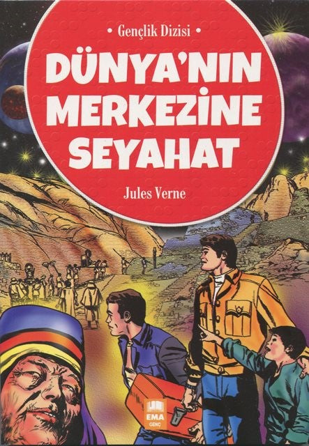 Dünyanın Merkezine Yolculuk / Gençlik Dizisi - Jules Verne kitap kapağı