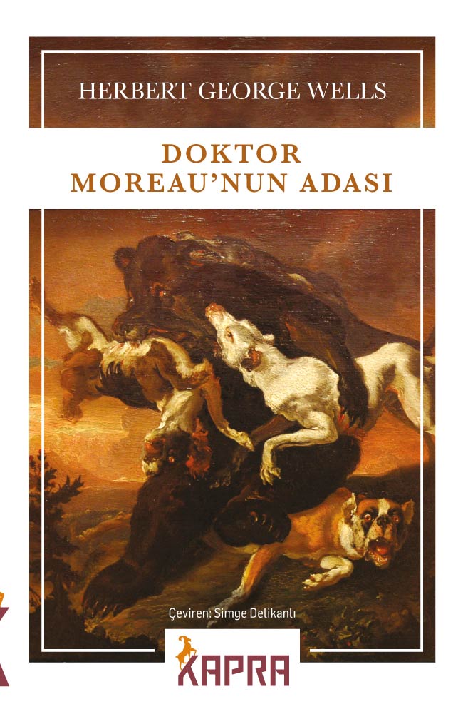 Doktor Moreau'nun Adası - Herbert George Wells kitap kapağı