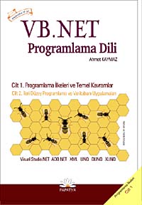 VB.NET Programlama Dili / Cilt 1 - Ahmet Kaymaz kitap kapağı