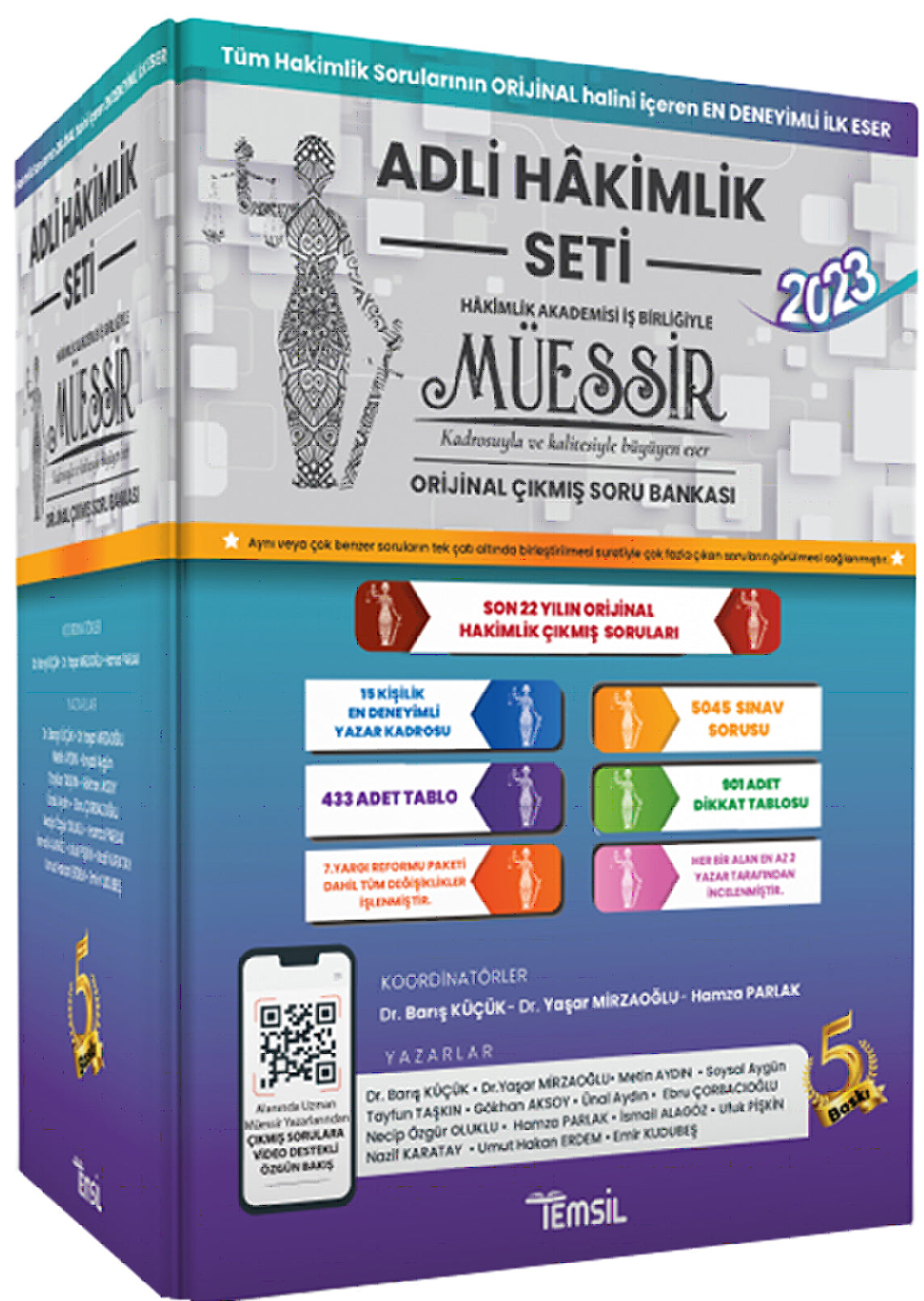Müessir Adli Hakimlik Seti Çıkmış Soru Bankası - Kolektif kitap kapağı