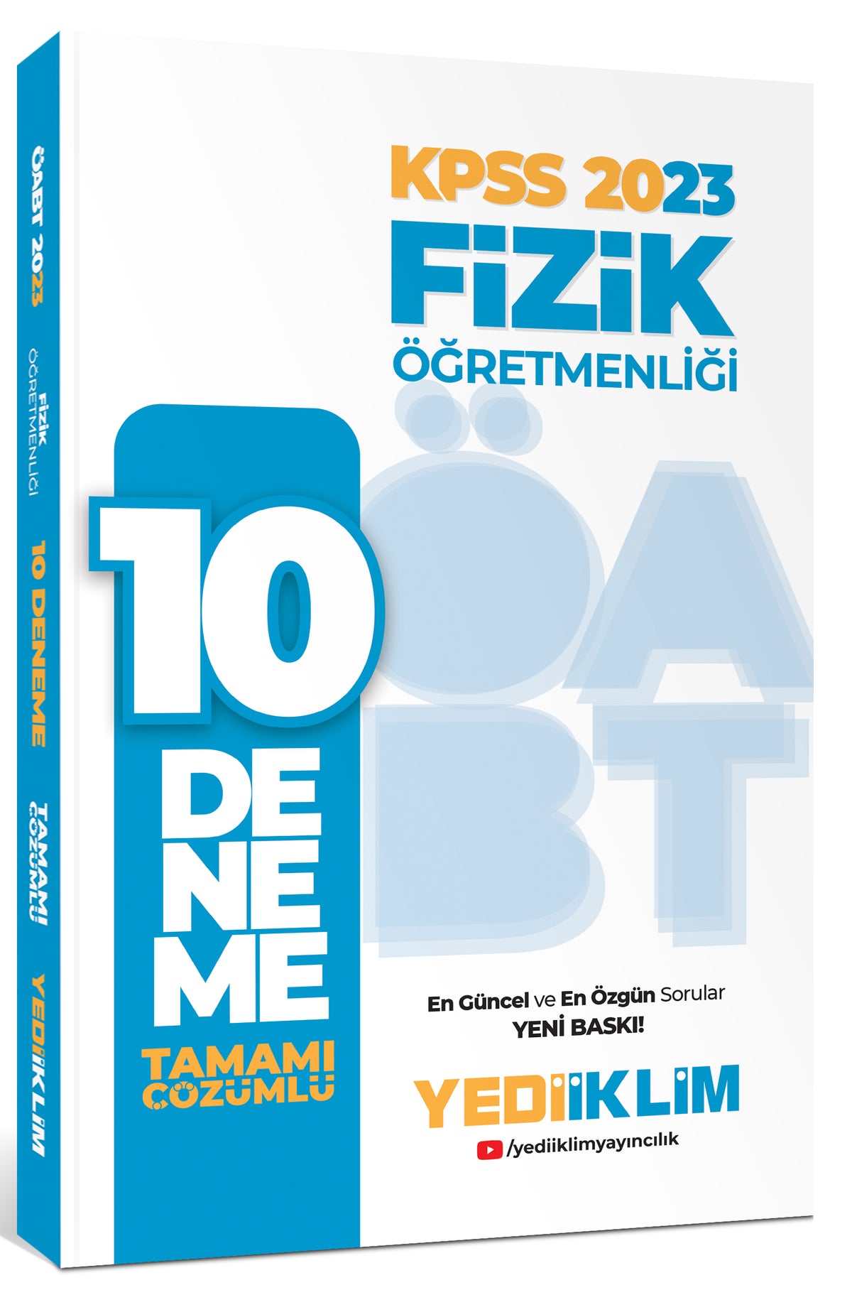 2023 ÖABT Fizik Öğretmenliği Tamamı Çözümlü 10 Deneme - Kolektif kitap kapağı