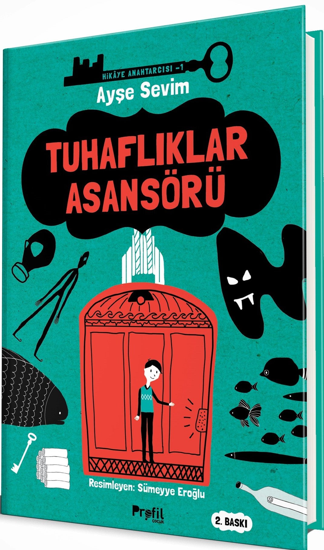 Tuhaflıklar Asansörü - Ayşe Sevim kitap kapağı
