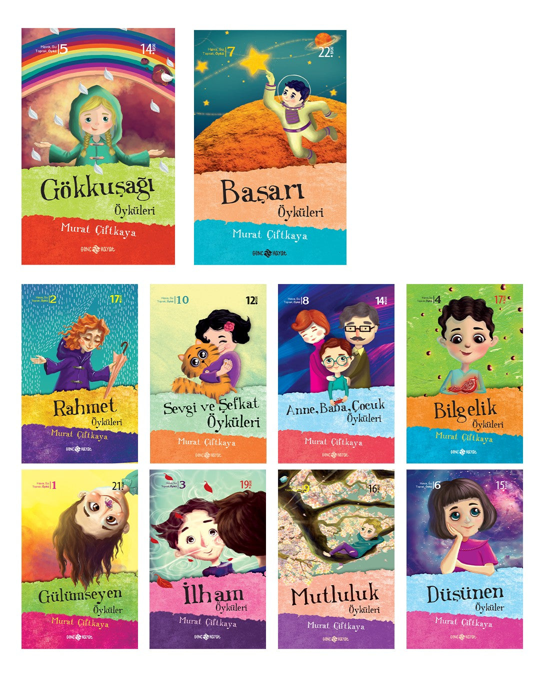 Hava, Su, Toprak Öyküleri Seti (10 Kitap) - Murat Çiftkaya kitap kapağı
