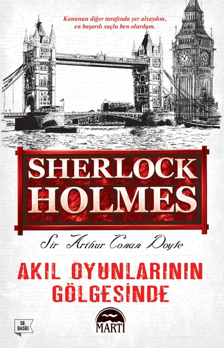 Akıl Oyunlarının Gölgesinde / Sherlock Holmes - Sir Arthur Conan Doyle kitap kapağı
