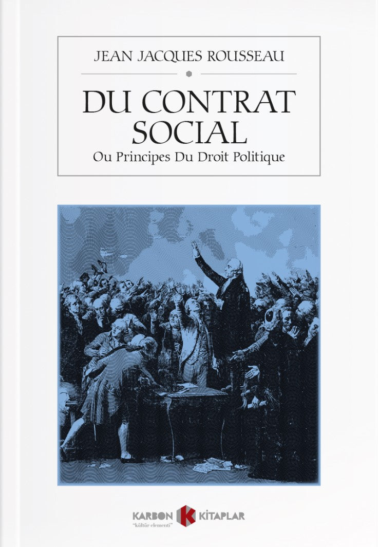 Du Contrat Social - Jean Jacques Rousseau kitap kapağı
