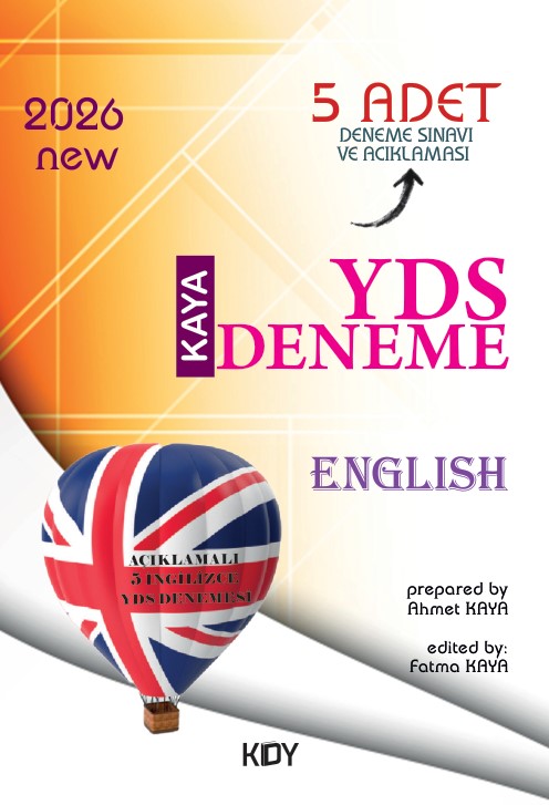 Kaya YDS Deneme Sınavları - Ahmet Kaya kitap kapağı