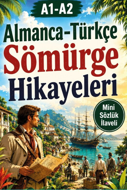 A1-A2 Almanca-Türkçe Sömürge Hikayeleri - Kolektif kitap kapağı