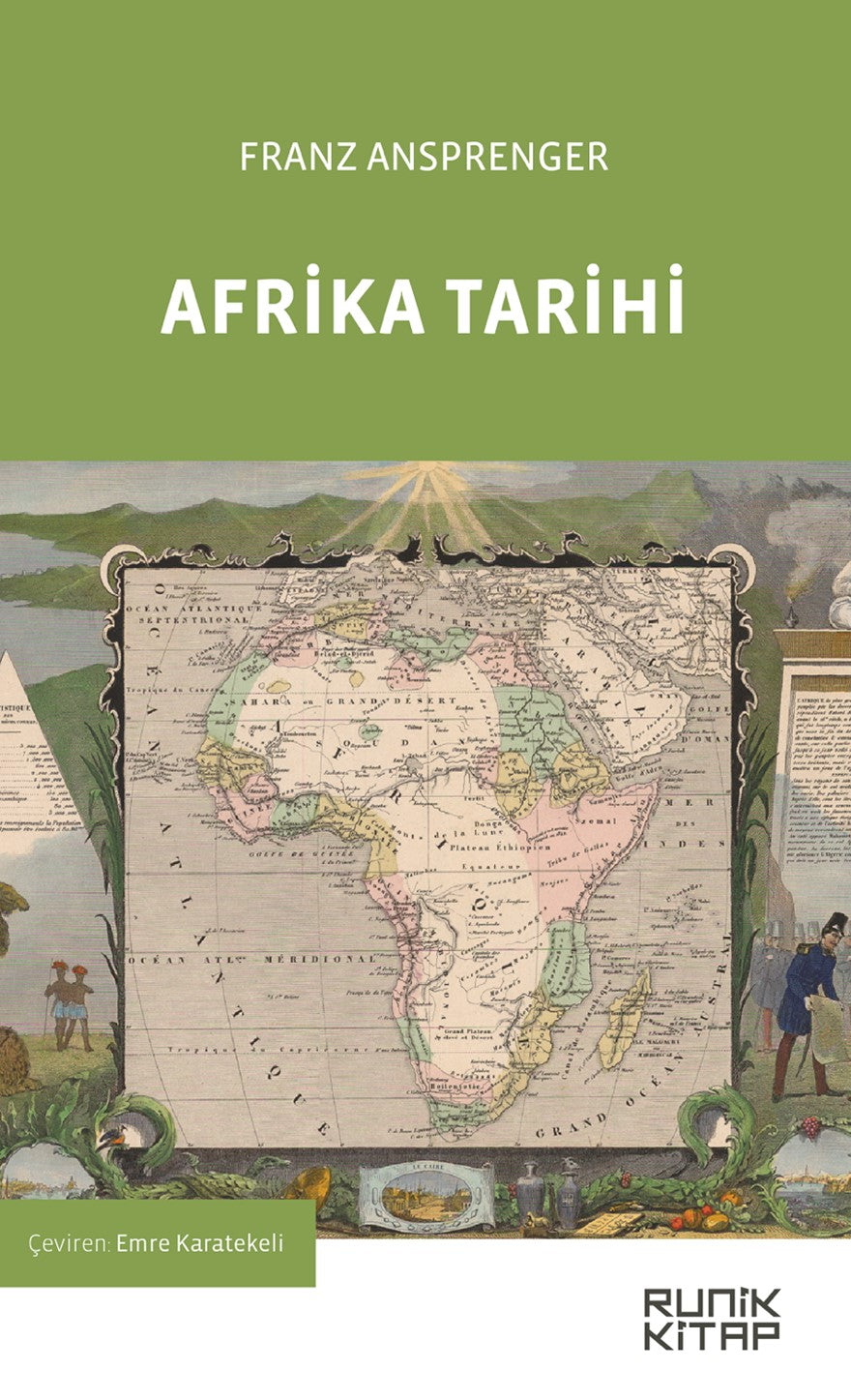 Afrika Tarihi - Franz Ansprenger kitap kapağı