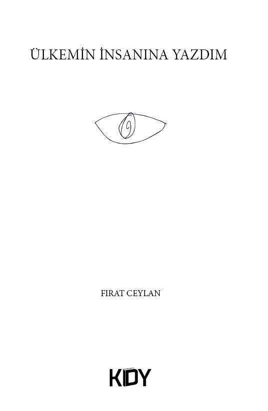 Ülkemin İnsanına Yazdım - Fırat Ceylan kitap kapağı