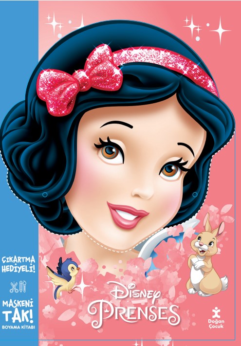 Maskeni Tak Disney Prenses Çıkartma Hediyeli Boyama Kitabı - Kolektif kitap kapağı