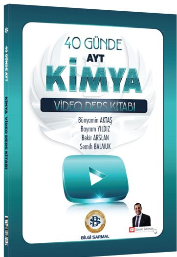 AYT Kimya 40 Günde Video Ders Kitabı - Bayram Yıldız kitap kapağı