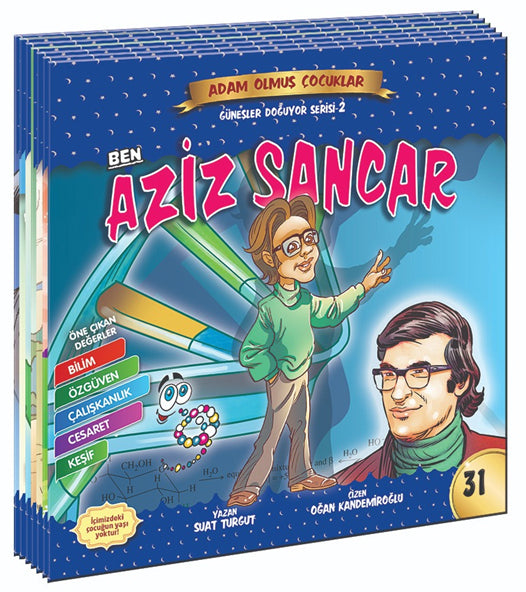 Adam Olmuş Çocuklar Güneşler Doğuyor Serisi 2 (10 Kitap) - Suat Turgut kitap kapağı