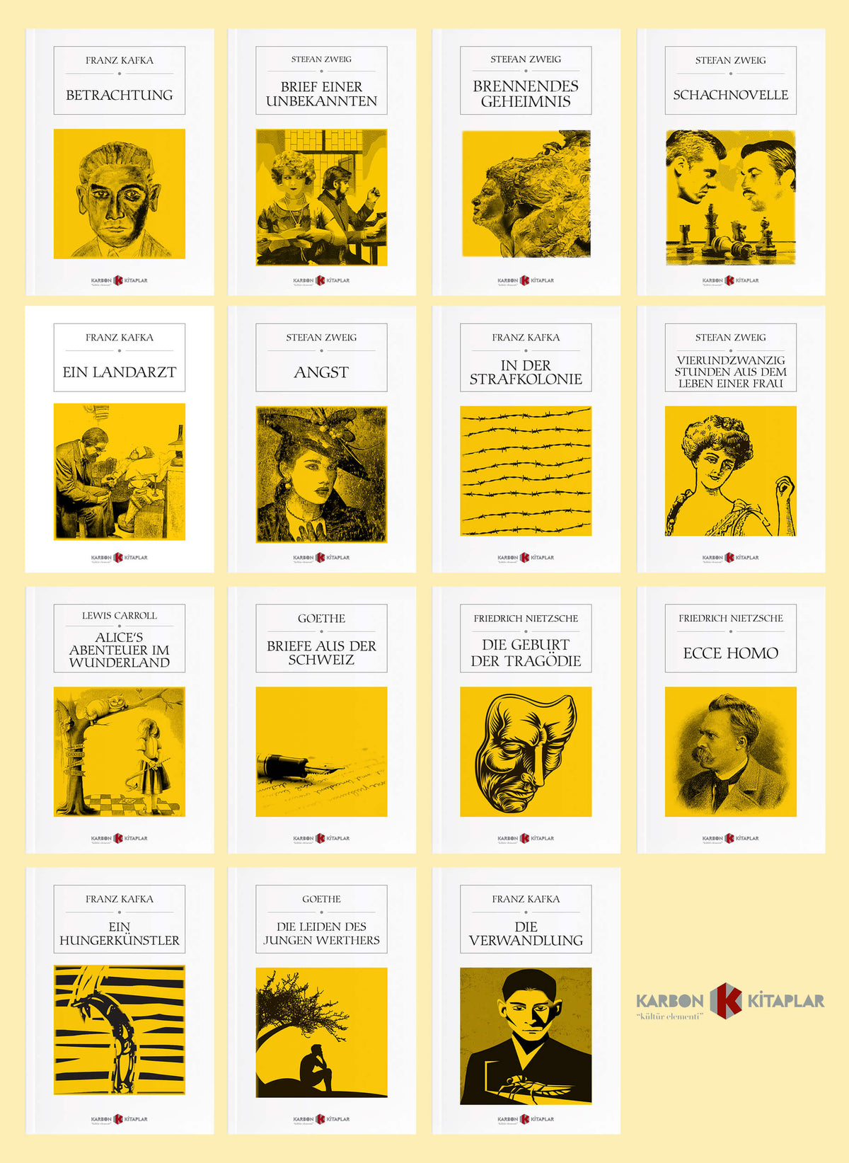 Karbon Kitaplar Almanca Seti (15 Kitap) - Friedrich Nietzsche kitap kapağı