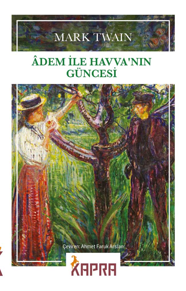 Âdem ile Havva'nın Güncesi - Mark Twain kitap kapağı