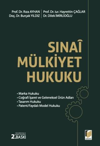 Sınaî Mülkiyet Hukuku | Adalet Yayınevi (Ciltsiz)  - Resim 1