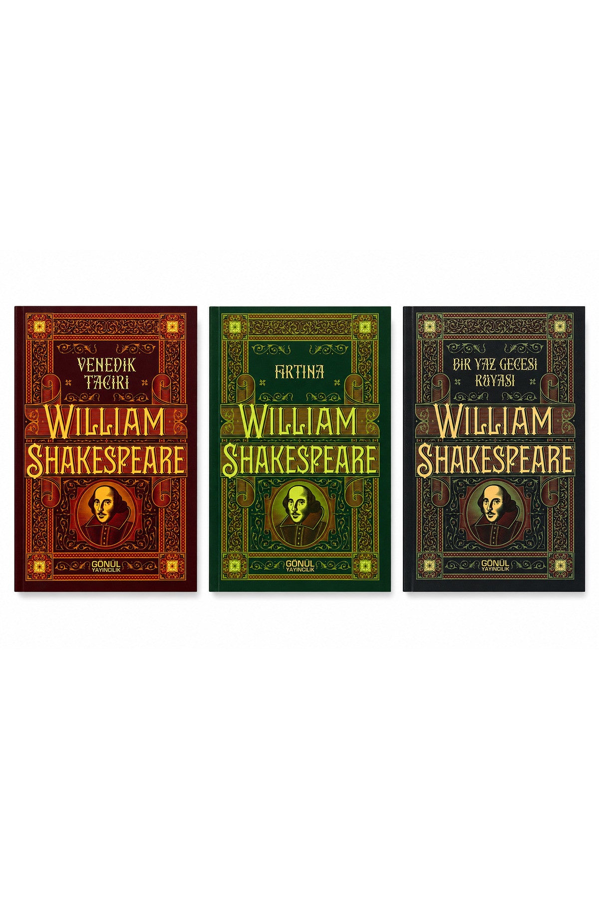 Wıllıam Shakespeare Seti (Fırtına-Venedik Taciri-Bir Yaz Gecesi Rüyası kitap kapağı