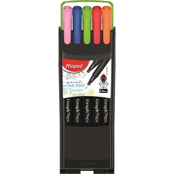 Maped Fineliner 10'lu Renkli İnce Uçlu Kalem Seti