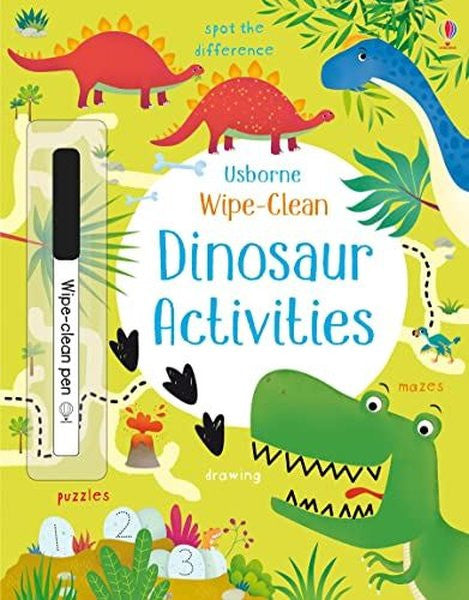 Wipe-Clean Dinosaur Activities - Kirsteen Robson kitap kapağı
