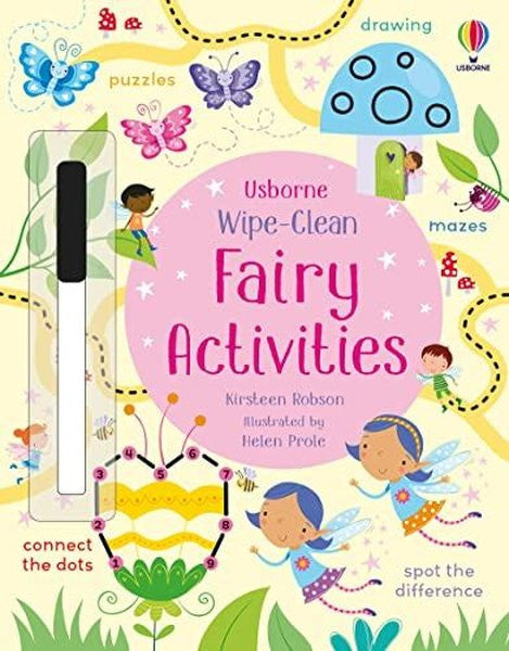Wipe-Clean Fairy Activities - Kirsteen Robson kitap kapağı