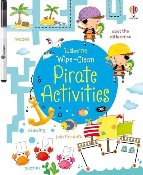 Wipe-Clean Pirate Activities - Kirsteen Robson kitap kapağı