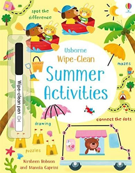 Wipe-Clean Summer Activities - Kirsteen Robson kitap kapağı