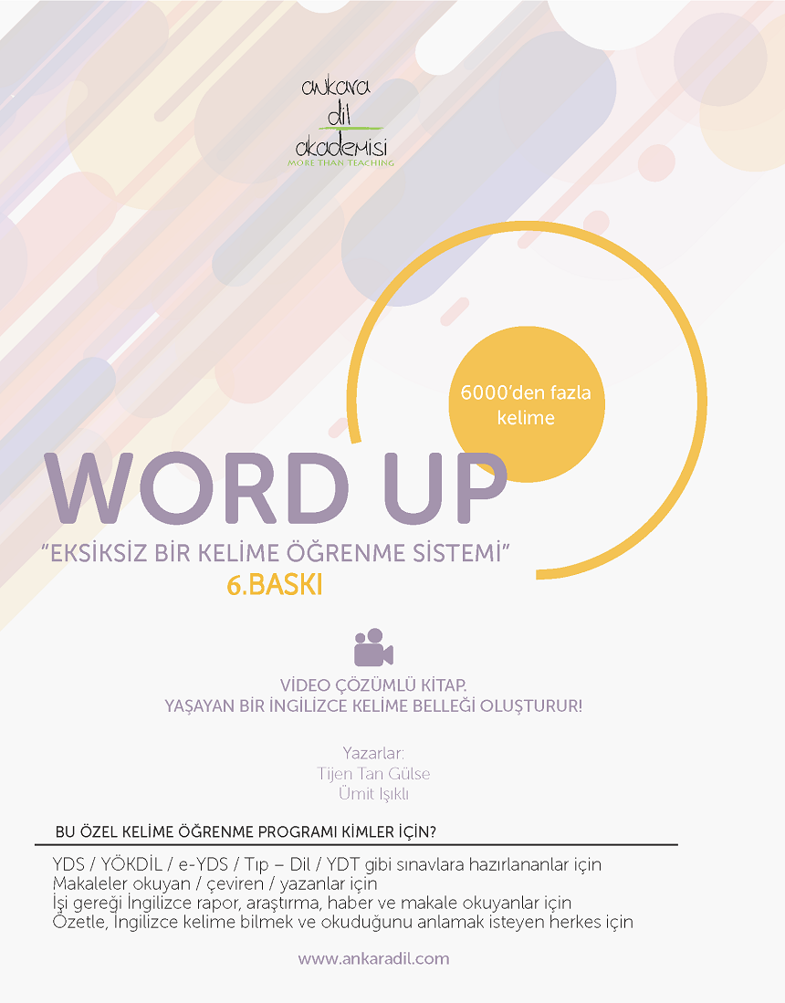 Ankara Dil Akademisi Word Up - Tijen Tan Gülse & Ümit Işıklı kitap kapağı