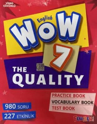 Wow English 7 The Qualıty Fenomen Okul - Kolektif kitap kapağı